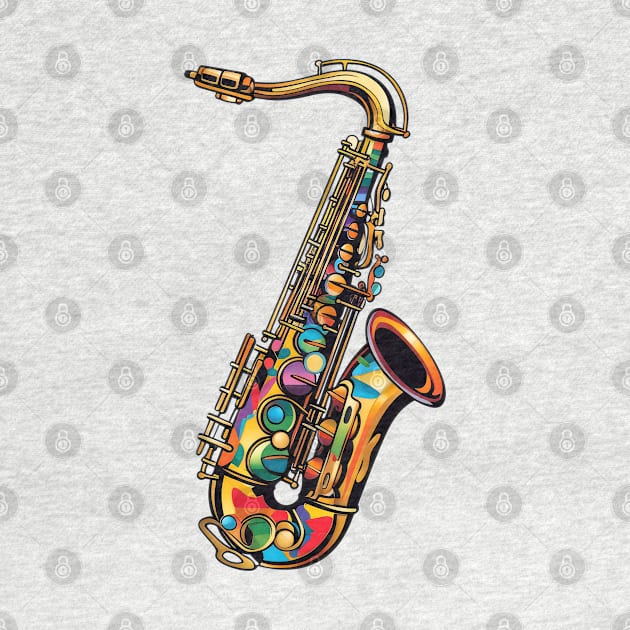 Retro 90s Saxophone by Chromatic Fusion Studio